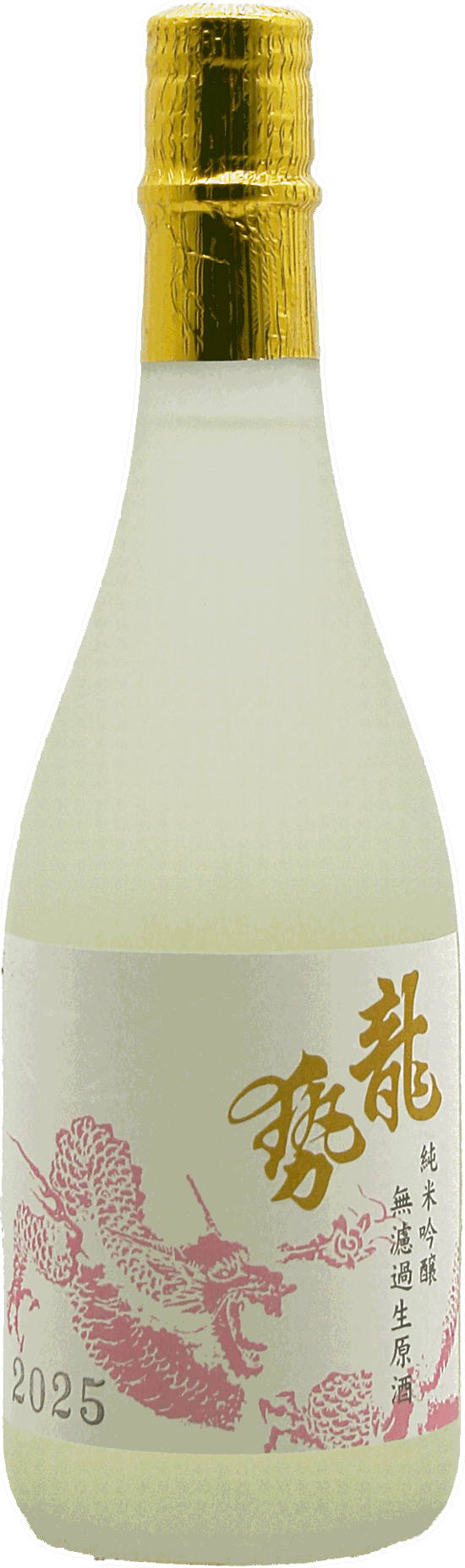 龍勢 桃ラベル 純米吟醸 無濾過生原酒 720ml画像