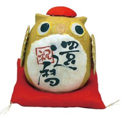 ギフト好適品 ちぎり和紙　長寿の祝いふくろう 還暦 006-482Aの画像