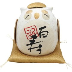 ギフト好適品 ちぎり和紙　長寿の祝いふくろう 百寿 006-482Hの画像