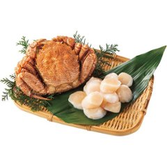 ギフト好適品 北海道産毛蟹とほたてセット（計６００ｇ）の画像