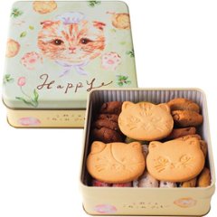 ギフト好適品 こねこのこねこねクッキー缶 Ｈａｐｐｙの画像