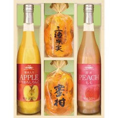 ギフト好適品 果実のゼリー＆フルーツ飲料セット JUK-35Rの画像