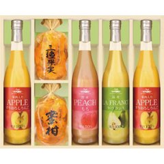 ギフト好適品 果実のゼリー＆フルーツ飲料セット JUK-55Rの画像