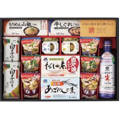 ギフト好適品 味香門和膳（みかどわぜん）アマノフーズ＆キッコーマン和食詰合せ MKD-40Nの画像