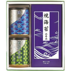 ギフト好適品 山本山　海苔・銘茶詰合せ YNT-403 の画像