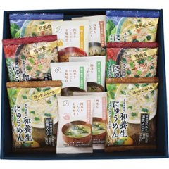 ギフト好適品 養命酒製造　和養生にゅうめんと四季をいただくお味噌汁計１２食セット WS‐30Aの画像