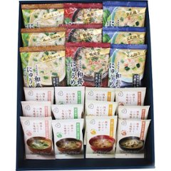 ギフト好適品 養命酒製造　和養生にゅうめんと四季をいただくお味噌汁計２１食セット WS‐50Aの画像