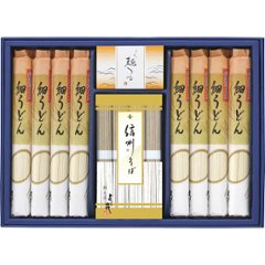 ギフト好適品 信州そば・細うどんセット FUL-30の画像