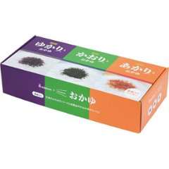 ギフト好適品 三島食品×ＩＺＡＭＥＳＨＩ　三島のゆかりＲ・かおりＲ・あかりＲとおかゆ６箱セット 652735の画像