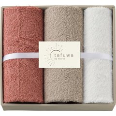 ギフト好適品 ｔａｆｕｗａ　フェイス・ウォッシュタオルセット ピンクの画像