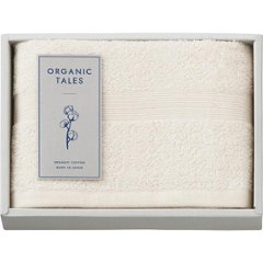 ギフト好適品 ＯＲＧＡＮＩＣ　ＴＡＬＥＳ　オーガニックコットン使用　コンパクトバスタオル ベージュ ALE2315 の画像