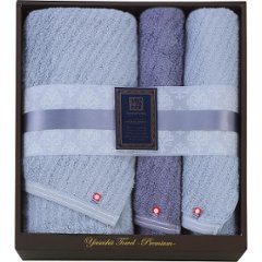 極ふわ　やさしいたおる　クラシックライン　ロングバス・フェイスタオルセット YTPC-25800の画像