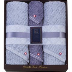 極ふわ　やさしいたおる　クラシックライン　ロングバス・フェイスタオルセット YTPCｰ251300の画像