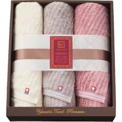 極ふわ　やさしいたおる　エレガントライン　フェイスタオル３枚セット YTPEｰ24450の画像