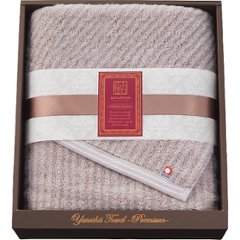 極ふわ　やさしいたおる　エレガントライン　ロングバスタオル ライトグレー YTPEｰ24500の画像