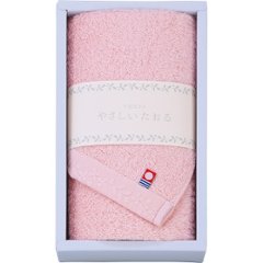 やさしいたおる　フェイスタオル ピンク 1744880の画像