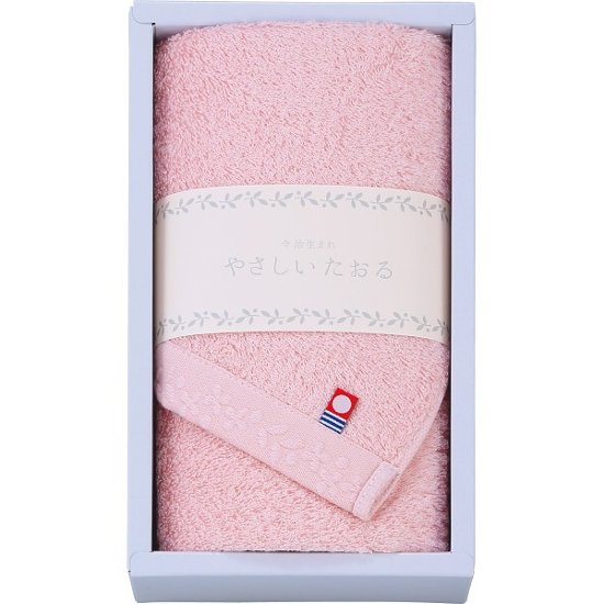 やさしいたおる　フェイスタオル ピンク 1744880画像