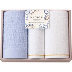 ＮＡＧＩＯＲＩ　泉州フェイス・ハンドタオルセット 35032の画像