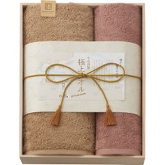 今治謹製　極上タオル　バス・フェイスタオルセット（木箱入） GK22070の画像