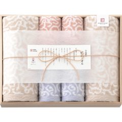 今治謹製　紋織タオル　バス・フェイス・ウォッシュタオルセット（木箱入） IM7780の画像