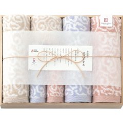 今治謹製　紋織タオル　バス・フェイス・ウォッシュタオルセット（木箱入） IM7711の画像