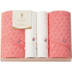 寿々〜じゅじゅ〜　バス・フェイスタオルセット（木箱入） 12100の画像