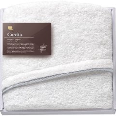 オーガニックジャパン　コーディア　ハーフバスタオル ホワイト SZH-1020 WHの画像