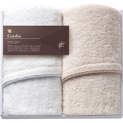 オーガニックジャパン　コーディア　ハーフバスタオル２枚セット SZH-1040の画像
