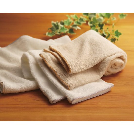 オーガニックジャパン　コーディア　ハーフバス・フェイスタオルセット SZH-1050画像