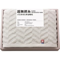 超無撚糸　バスタオル半分時代 ミストグレー 76020の画像