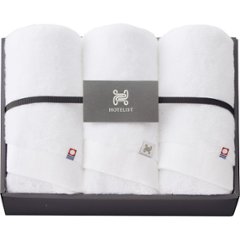 ＨＯＴＥＬＩＳＴ　フェイスタオル３枚セット ホワイト Hｰ11655の画像