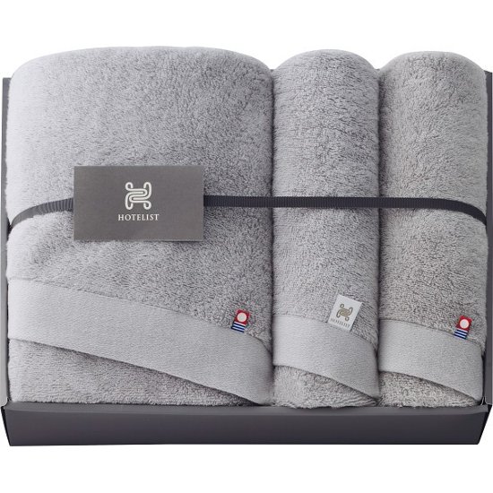 ＨＯＴＥＬＩＳＴ　バス・フェイスタオルセット グレージュ Hｰ11976画像