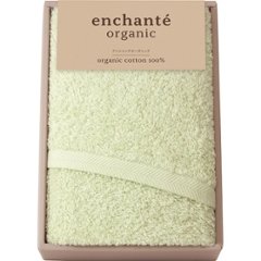 アンシャンテオーガニック　フェイスタオル アイスグリーン 55015の画像