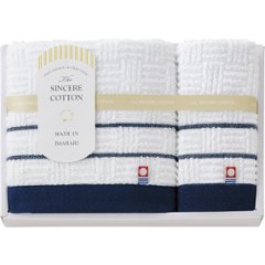 シンシアコットン　フェイス・ウォッシュタオルセット S-12150の画像