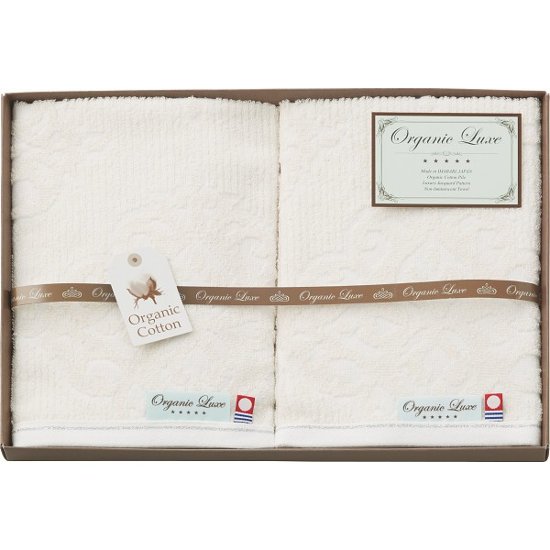 オーガニックコットン使用　今治産　ウォッシュタオル２枚セット LU1527画像