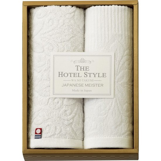 ホテルスタイルー和の匠ー　ウォッシュタオルセット WAS7015画像