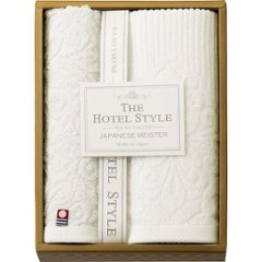 ホテルスタイルー和の匠ー　フェイス・ウォッシュタオルセット WAS7020の画像