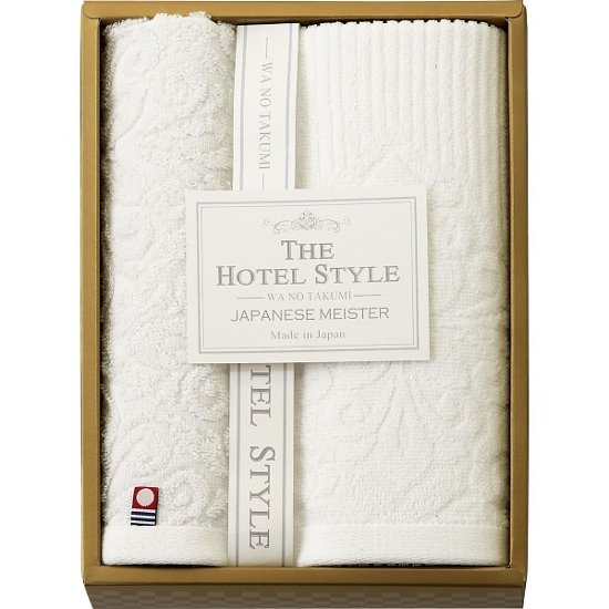ホテルスタイルー和の匠ー　フェイス・ウォッシュタオルセット WAS7020画像