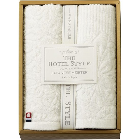 ホテルスタイルー和の匠ー　フェイスタオル２枚セット WAS7025画像