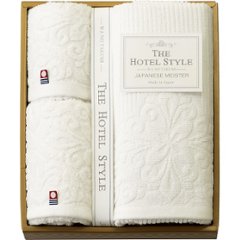 ホテルスタイルー和の匠ー　バス・フェイス・ウォッシュタオルセット WAS7050の画像