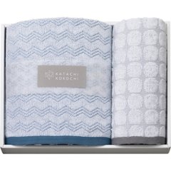 カタチココチ　大判バス・フェイスタオルセット K-20200の画像