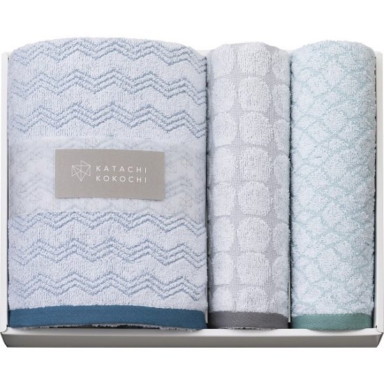 カタチココチ　大判バス・フェイスタオルセット K-20250画像