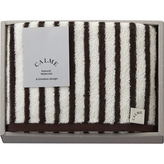 ＣＡＬＭＥバンブー　フェイスタオル ブラウン CM2515BR画像