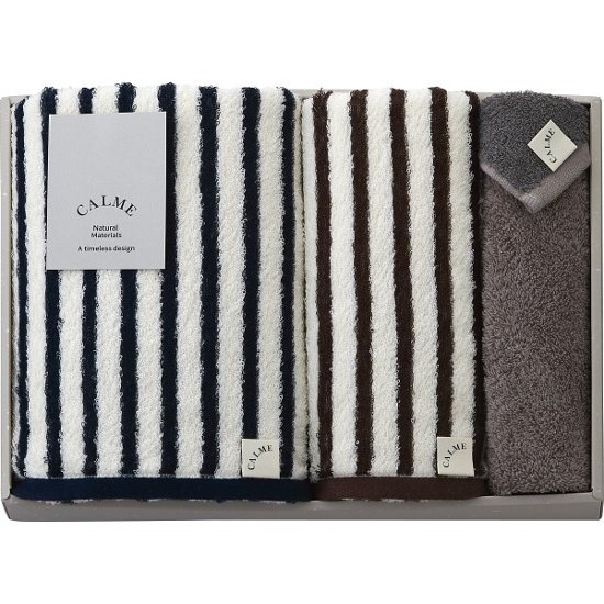 ＣＡＬＭＥバンブー　バス・フェイス・ハンドタオルセット CM2550画像