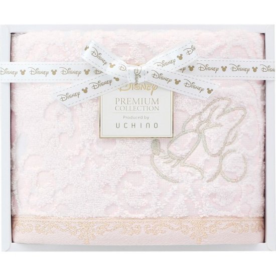 ディズニー　プレミアム　フェイスタオル ピンク WF15876画像