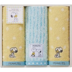 スヌーピーハグ　フェイスタオル３枚セット TT84303054Mの画像