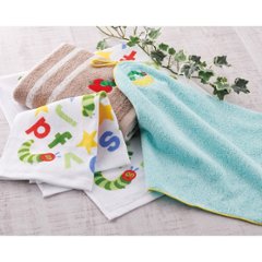 はらぺこあおむし　コンパクトバス・フェイス・ウォッシュ・ループ付きウォッシュタオルセット HP300700画像