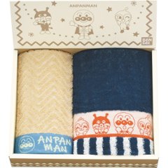 アンパンマン　ラインギフト　フェイス・ウォッシュタオルセット AP25202の画像