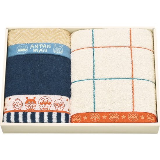 アンパンマン　ラインギフト　バス・フェイス・ウォッシュタオルセット AP25503画像