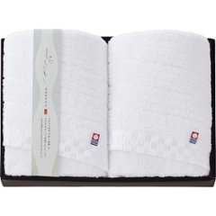 今治　しろきらり　フェイスタオル２枚セット Sｰ51200の画像